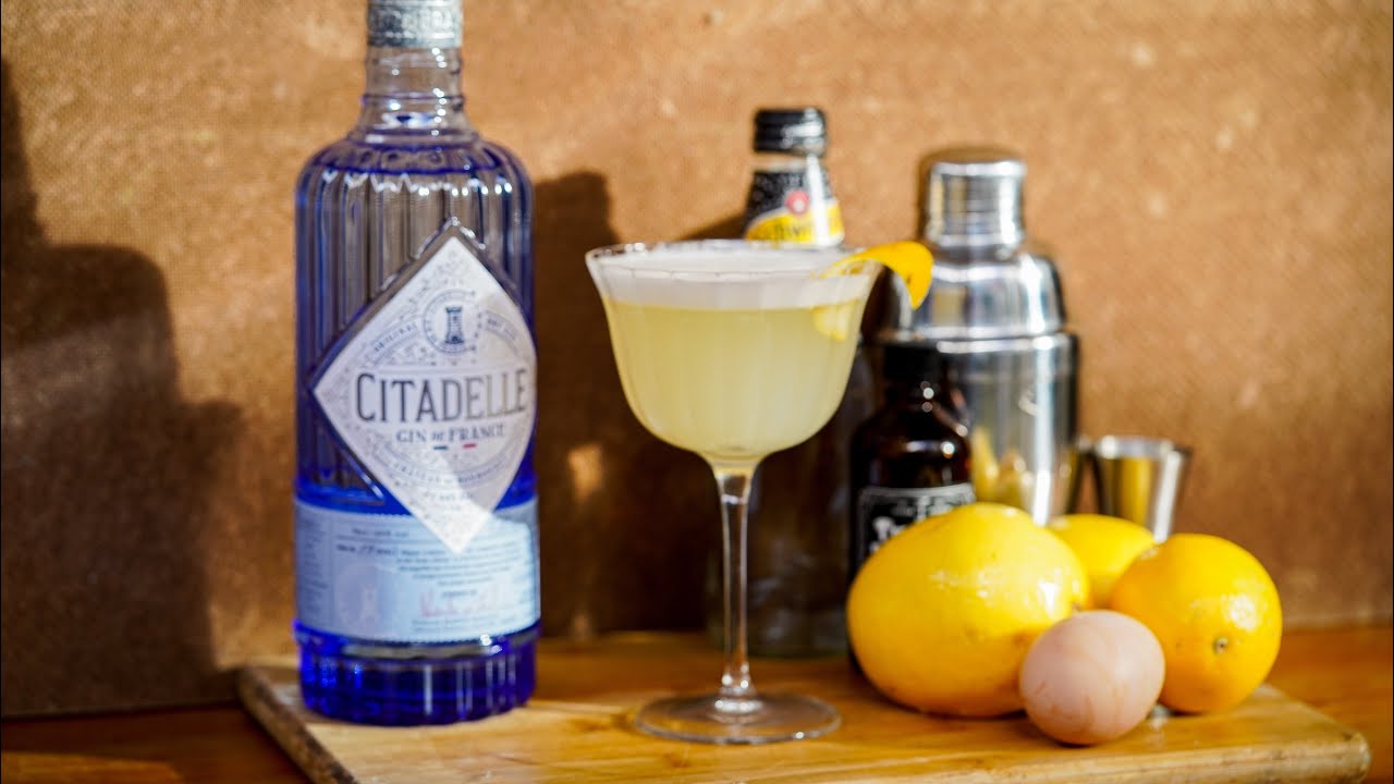 HOW TO MAKE A GIN FIZZ WITH CITADELLE FRENCH GIN