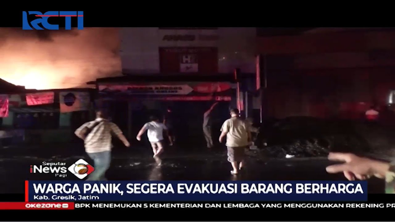 Diduga Korsleting Listrik, Toko Cat dan Tiner di Gresik Hangus Terbakar -  SIP 21/07