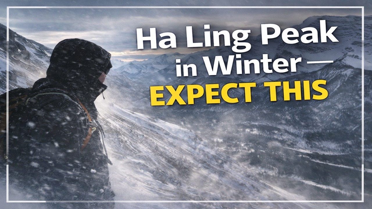 Blowing Snow & Winter Summits | Ha Ling Peak, Canmore 