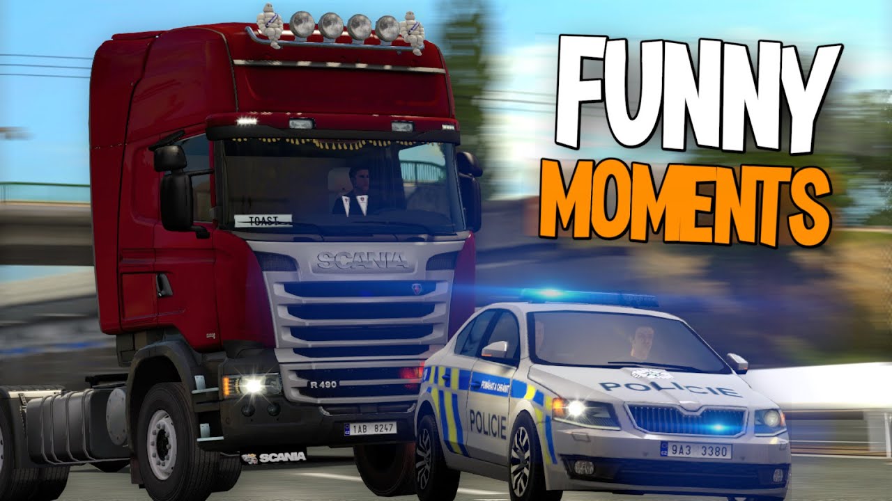 Funny Moments & Random Fails #7 | Euro Truck Simulator 2 Multiplayer | Toast