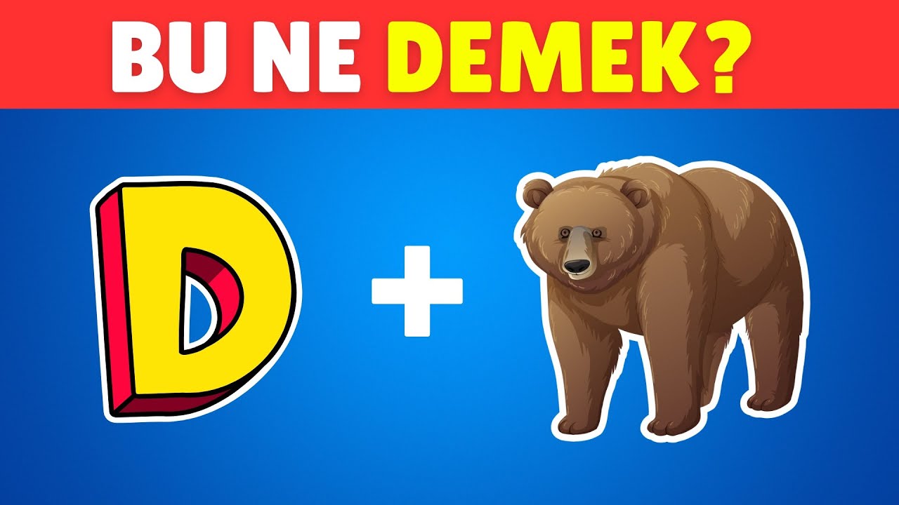Emojilerle Anlatılanı TAHMİN ET 🔥😱 Tam 50 Kelime Bulmaca🕵🏻 Bul Bakalım Emoji