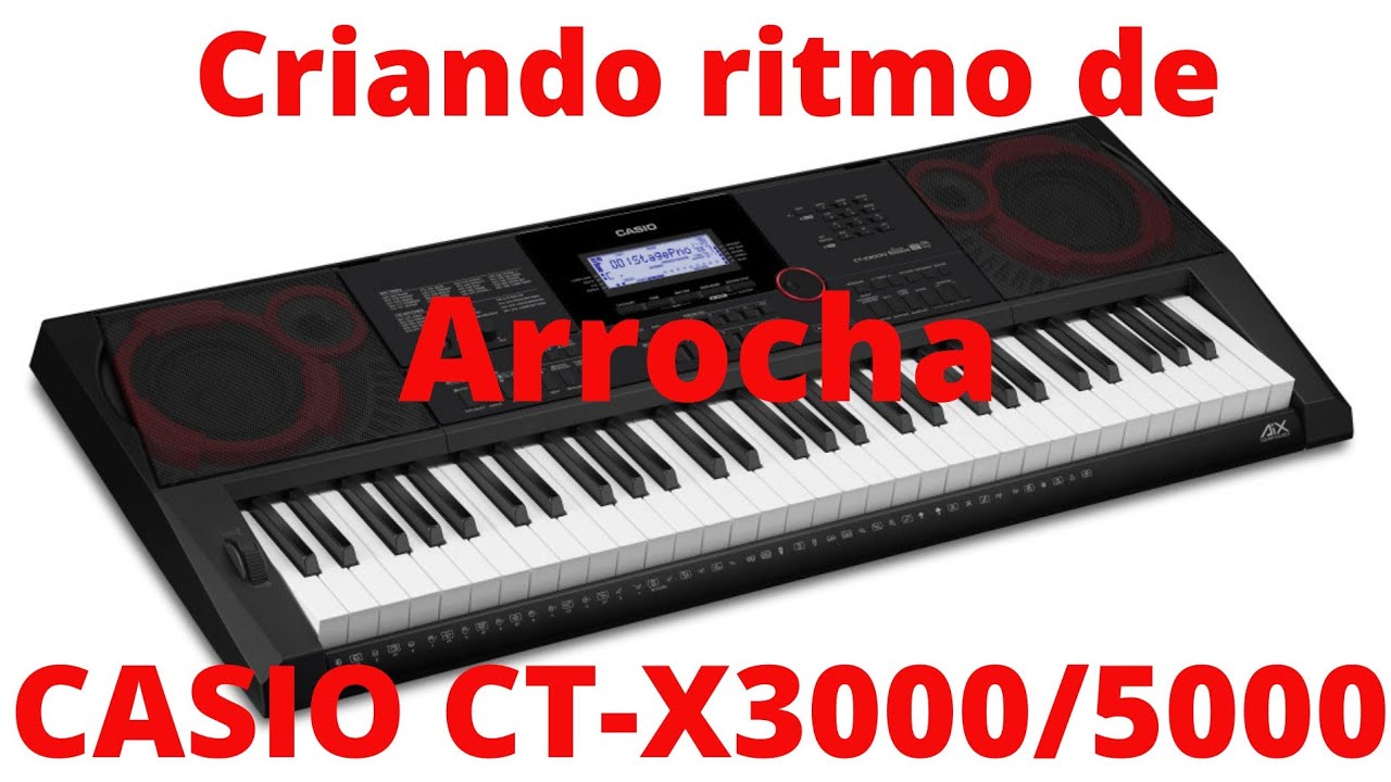 Criando ritmo de Arrocha no teclado casio CT-X3000/5000 #arrocha #casioctx3000 #ritmo #keyboard