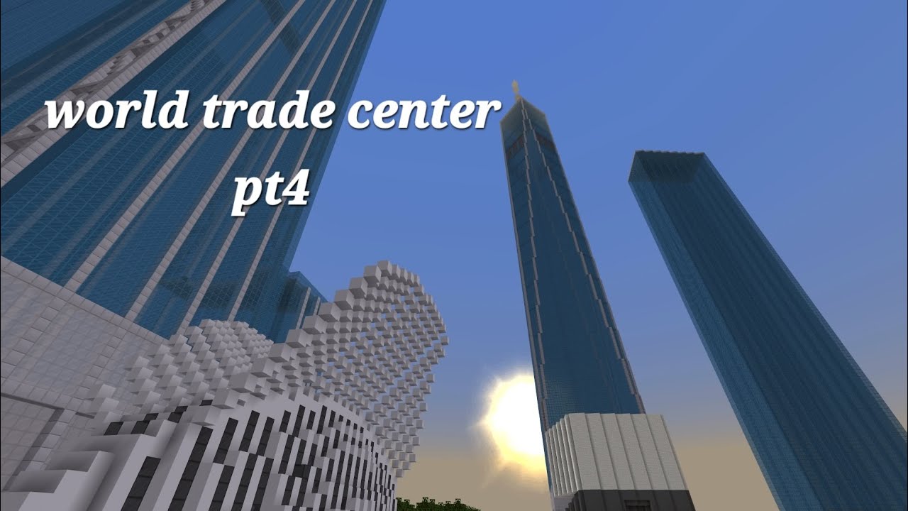 how to build the world trade center minecraft tutorial part 4