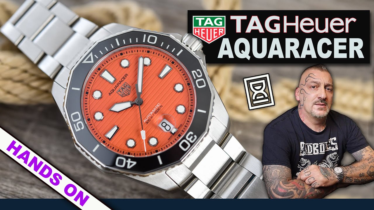 Arancione e smargiasso: il Tag Heuer Aquaracer
