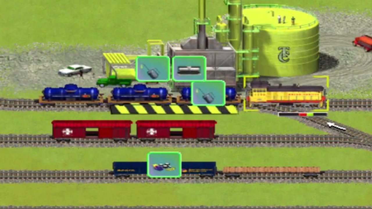 Lionel Train Town Deluxe: 8 Grease Monkey Jobs 2 -  Recycle Mania
