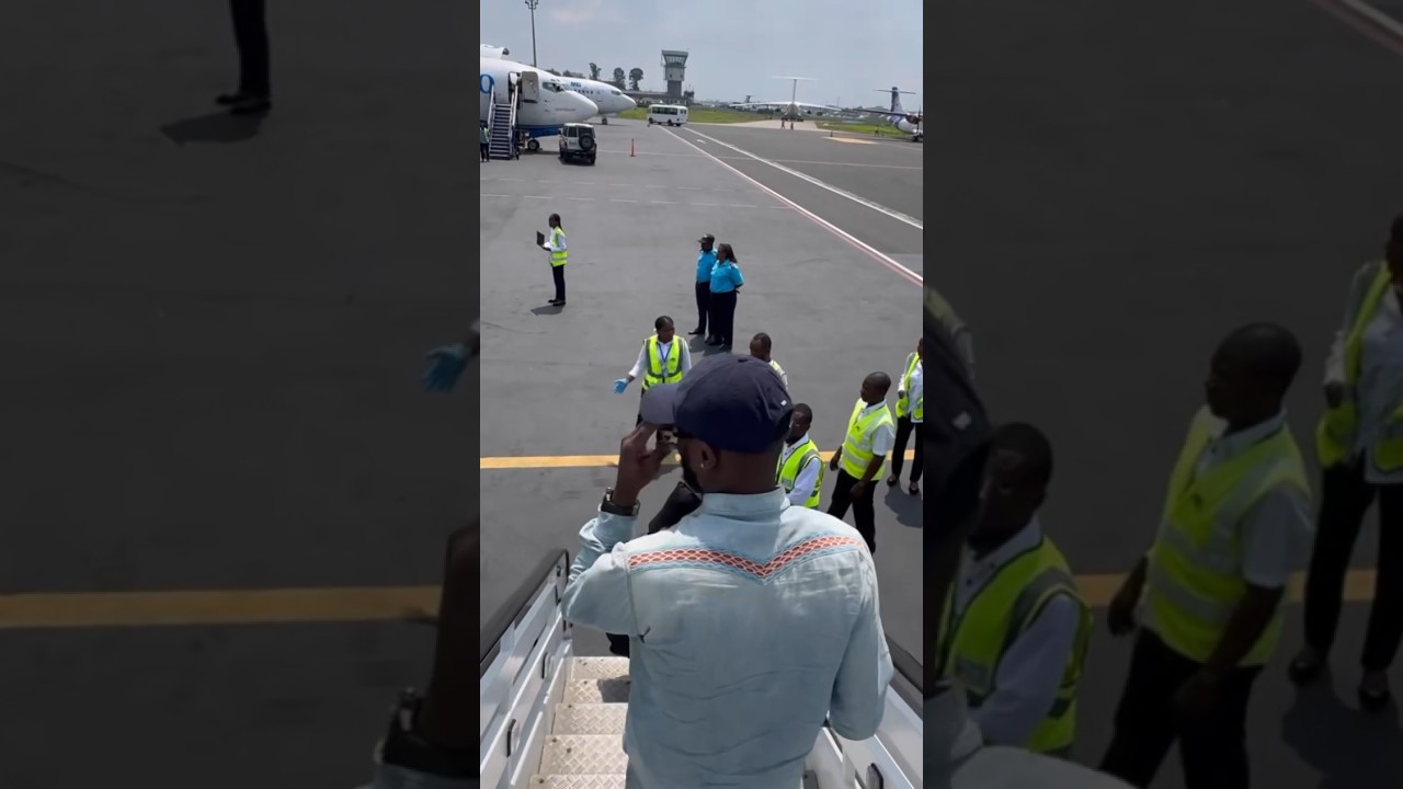 Heritier watanabe arrive d&eacute;j&agrave; &agrave; BUKAVU pour un concert VIP pour cl&ocirc;turer l'ann&eacute;e 2024.