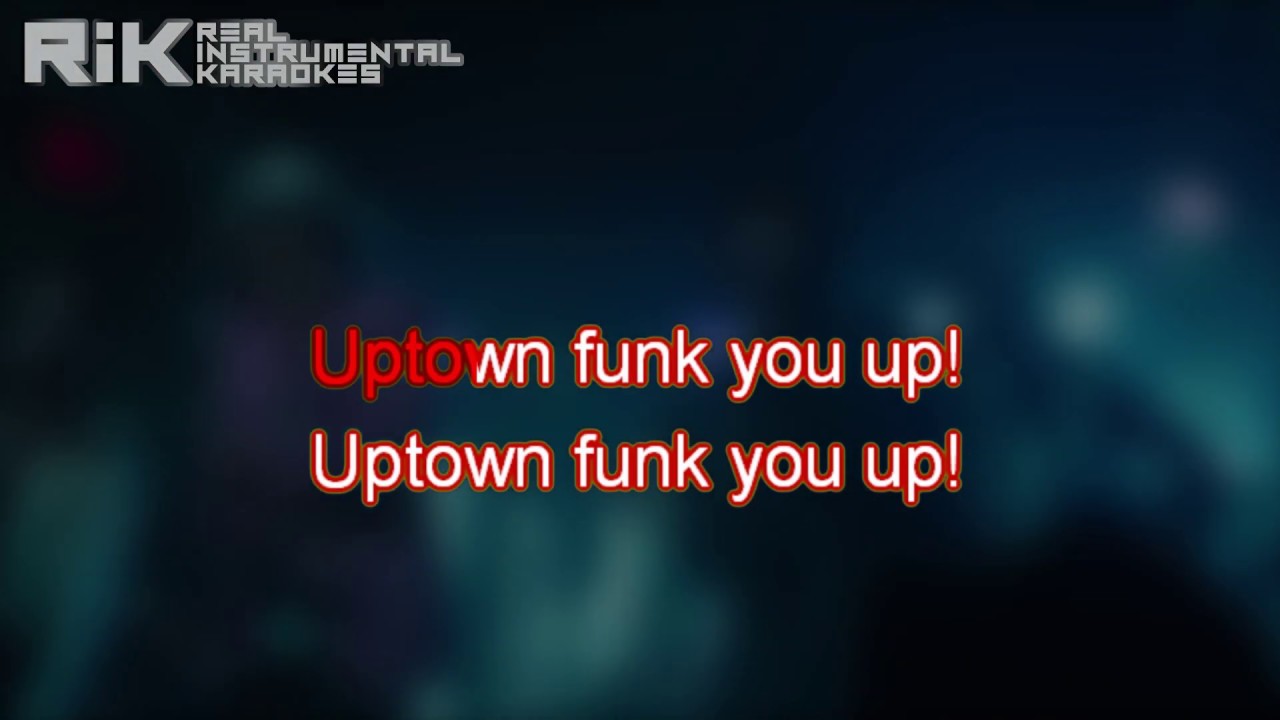 Uptown Funk (Official Instrumental Karaoke) - Bruno Mars ft. Mark Ronson