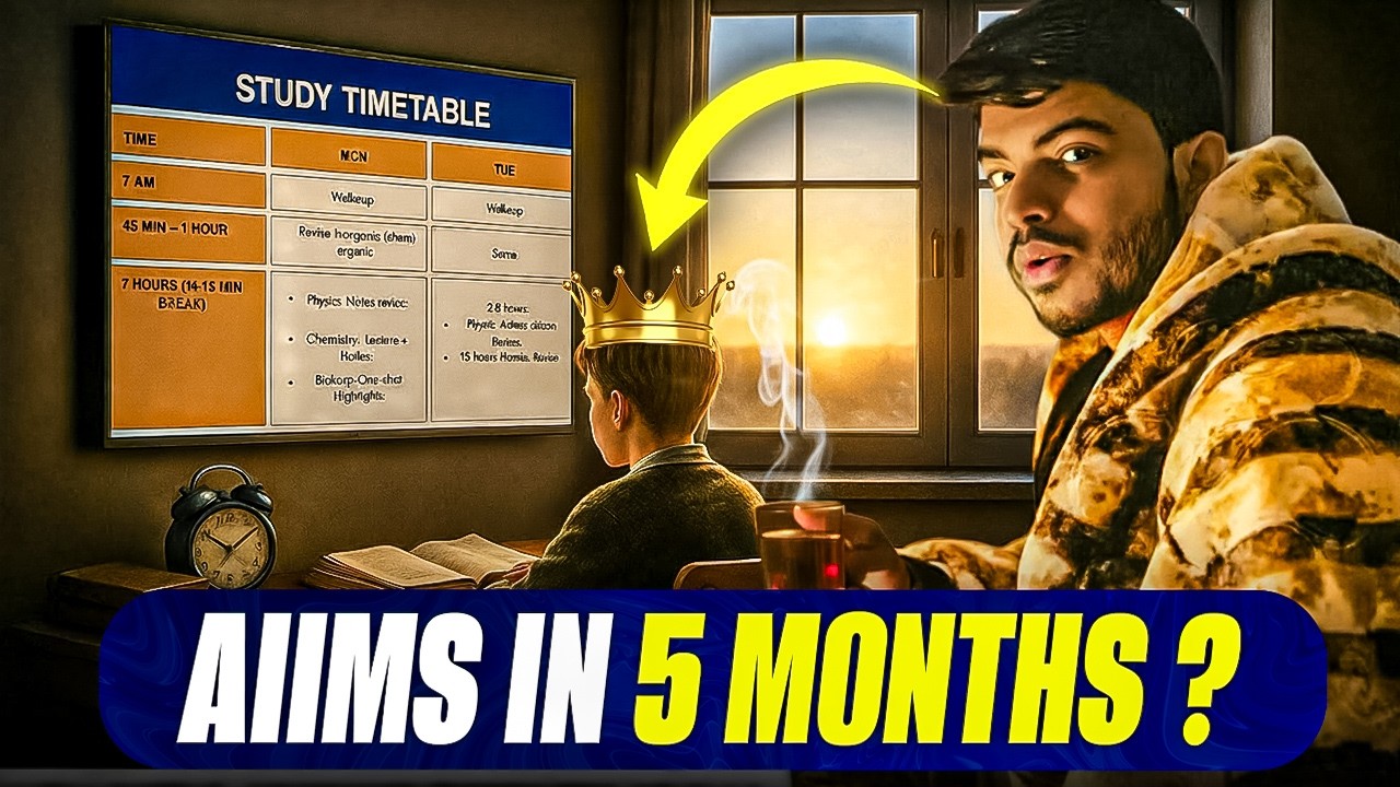 (COMEBACK) Last 5 MONTHS Timetable To SCORE 650+ In NEET 2026‼️