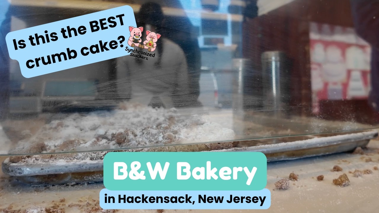 We tried NJ’s Best Crumb Cake: B&W Bakery in Hackensack, NJ