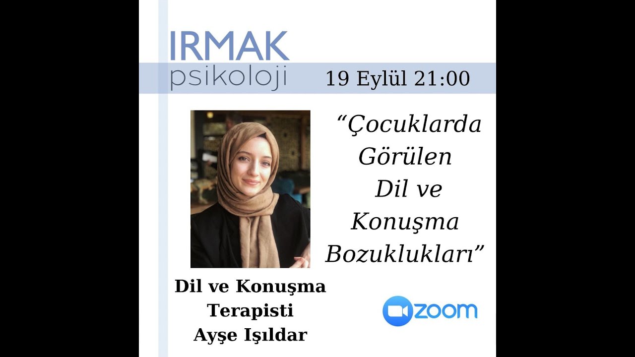 Uzman Dil ve Konuşma Terapisti Ayşe Işıldar ile 