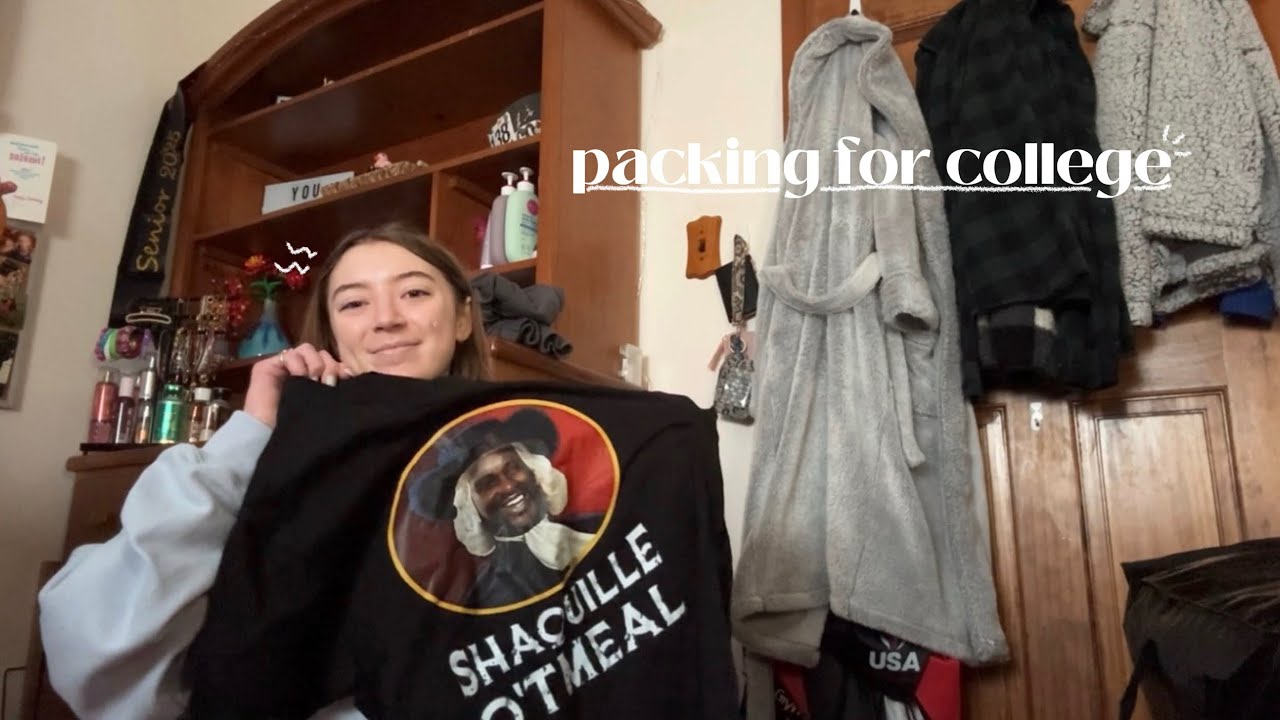 What I’m packing for my second semester of college! | lifestyle vlog