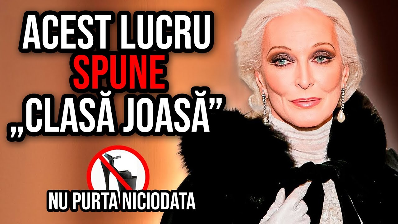 ❌ 8 Lucruri pe care Femeile ELEGANTE din ÎNALTA CLASĂ nu le poartă Niciodată