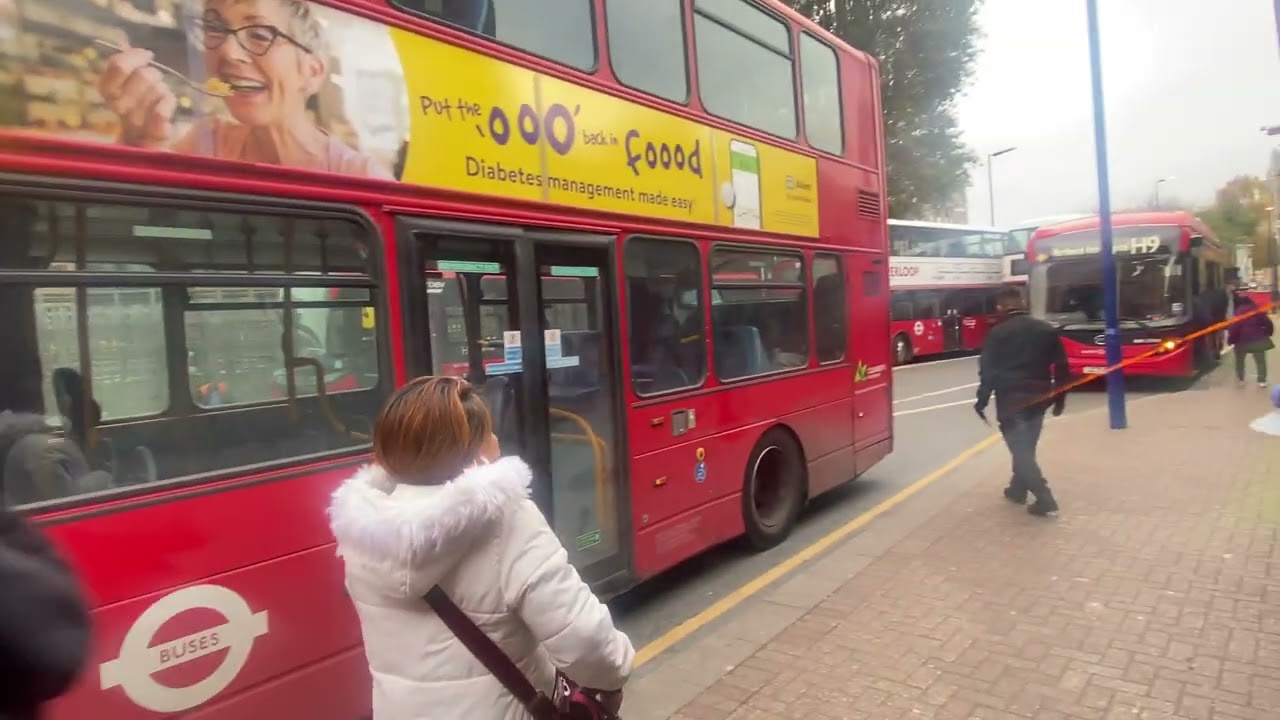 Buses at Harrow Bus Station