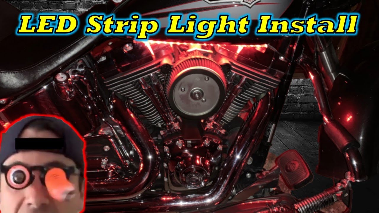 Installing LED Strips on a Harley Davidson