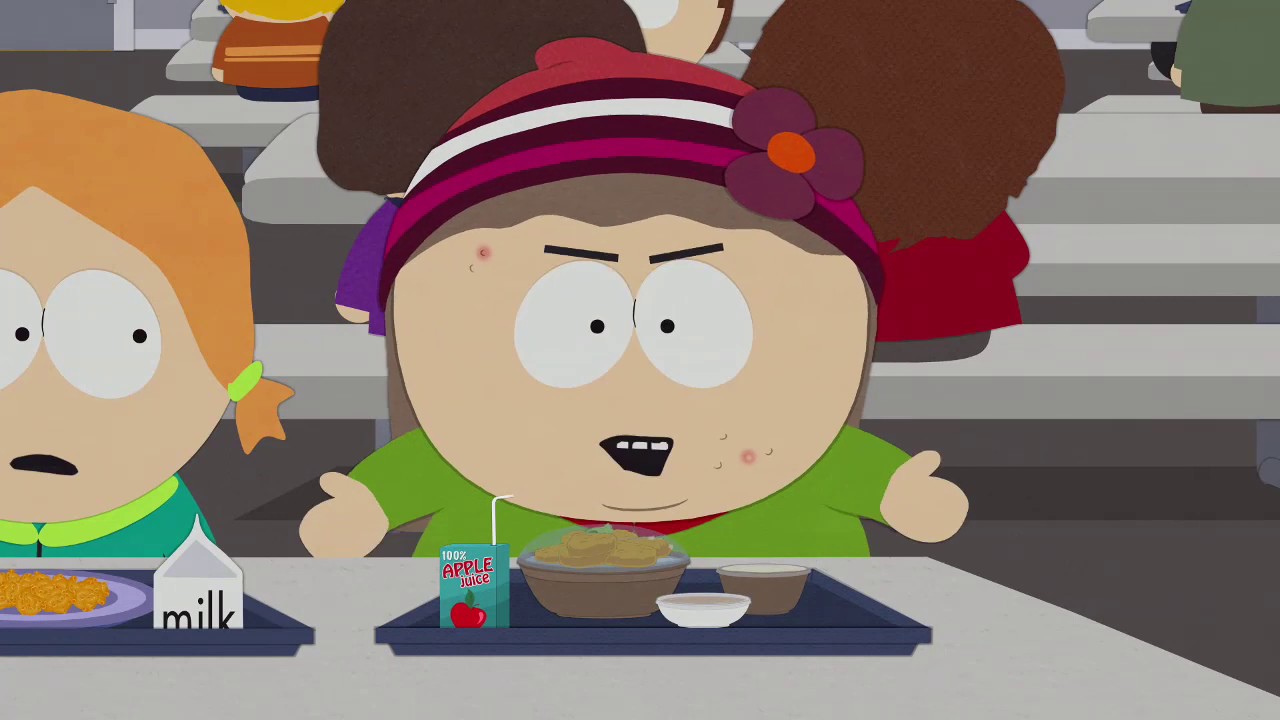 Heidi and the girls at lunch - South Park Season 21 Clip