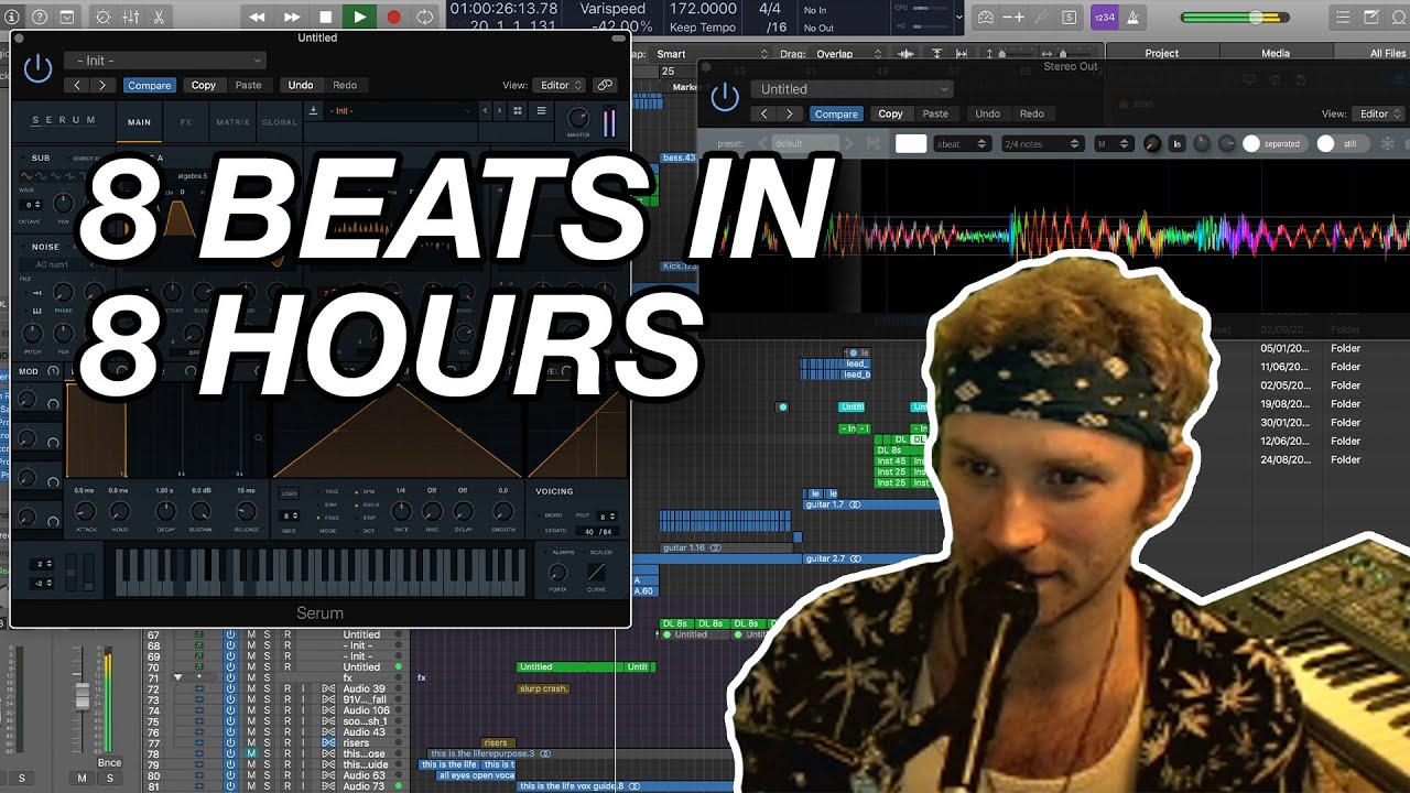 Fox Stevenson Makes 8 beats in 8 Hours!
