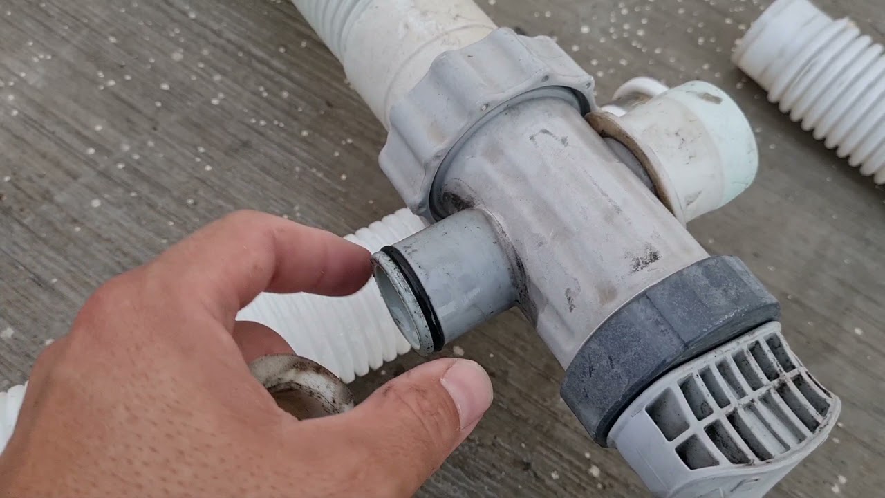 adaptando mangueras a la bomba de mi alberca intex