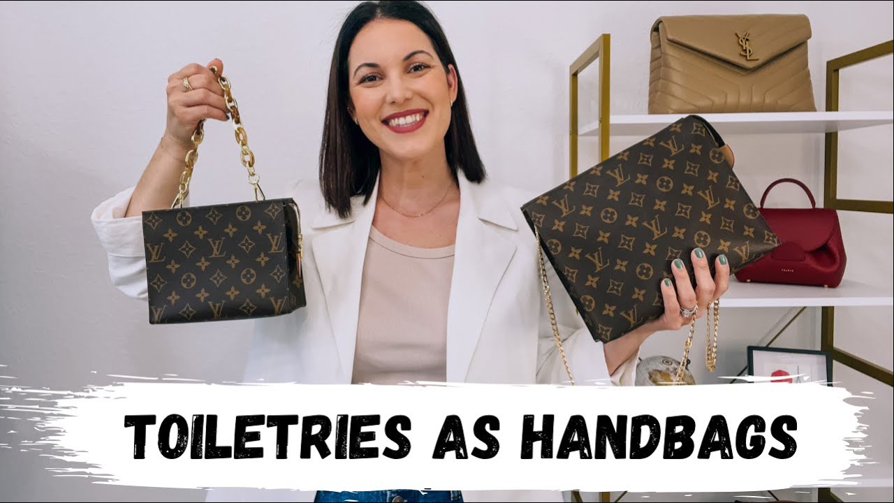 USING LOUIS VUITTON TOILETRIES AS BAGS👛 what chains & inserts I use & what fits inside| mrs_leyva