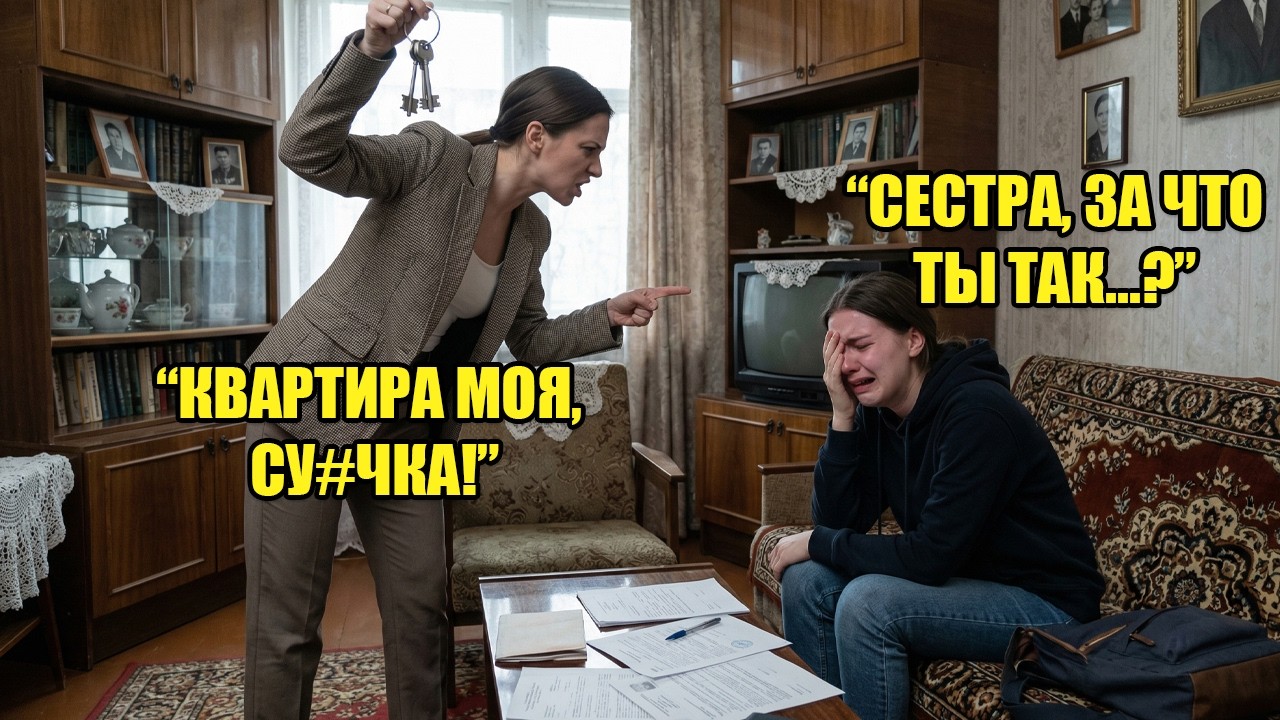 СЕСТРА ПОДДЕЛАЛА МОЮ ПОДПИСЬ И ЗАБРАЛА КВАРТИРУ - “ТЫ МЛАДШАЯ. ТЕБЕ И ТАК ВСЁ В ЖИЗНИ ЛЕГКО ДАЁТСЯ!”