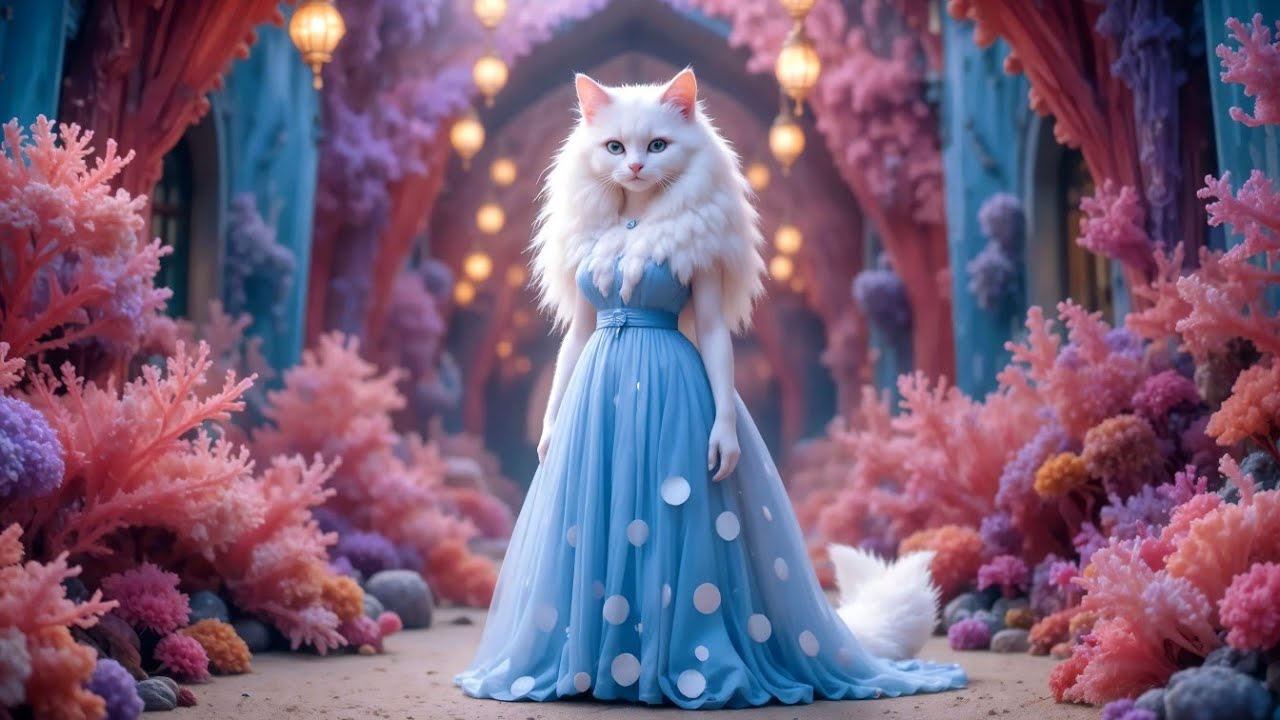 Mimi and the Magical Mirror| Journey to the Water World Under the Moon| Cute Cat Adventure