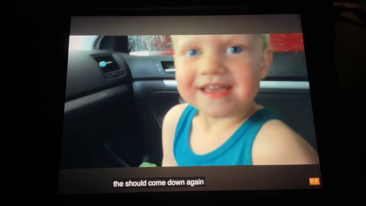 Car wash with a little bit of trifoam and a boy.￼