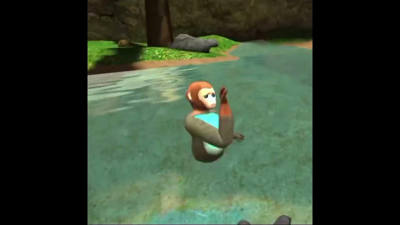 Oj Trys To Save Us #vr #monkeybuddys #funny #viral