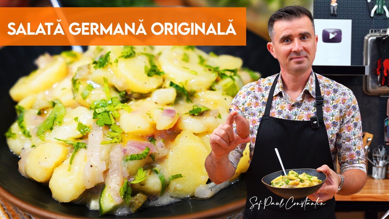 🥗 Am găsit Rețeta Originală de Salată Germană – Și E Genială!🥔 Șef Paul Constantin