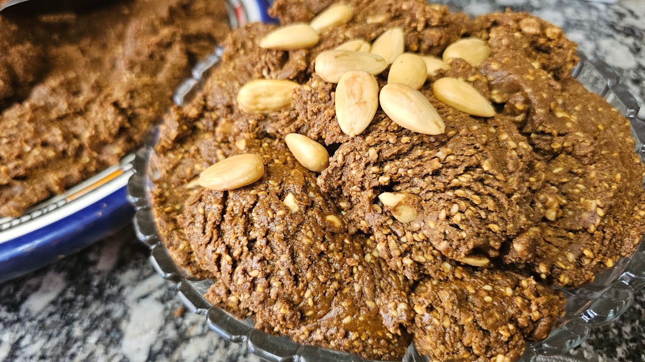 تحضيرات رمضان🌙سلو او السفوف على حقو وطريقو بلا زيت ولا زبدة مقوم أمعلك 