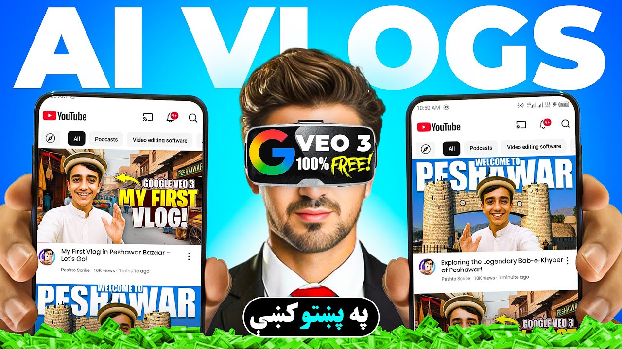 Google VEO 3 Ai Video Tool – How to Access & Use It for FREE! (Pashto Tutorial) گوگل VEO 3 بلکل فری