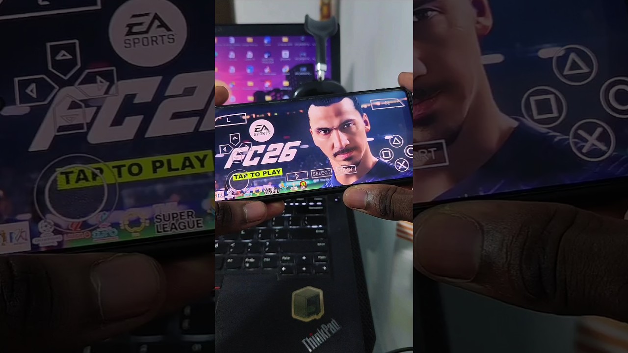 Play FC 26 PPSSPP ANDROID & iOS #fifa #fc #fcmobile #fc26 #ppsspp #psp #gaming #fyp