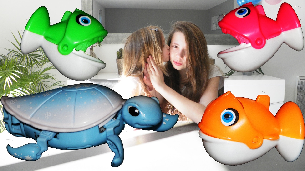 Peche à la ligne et tortue robot !