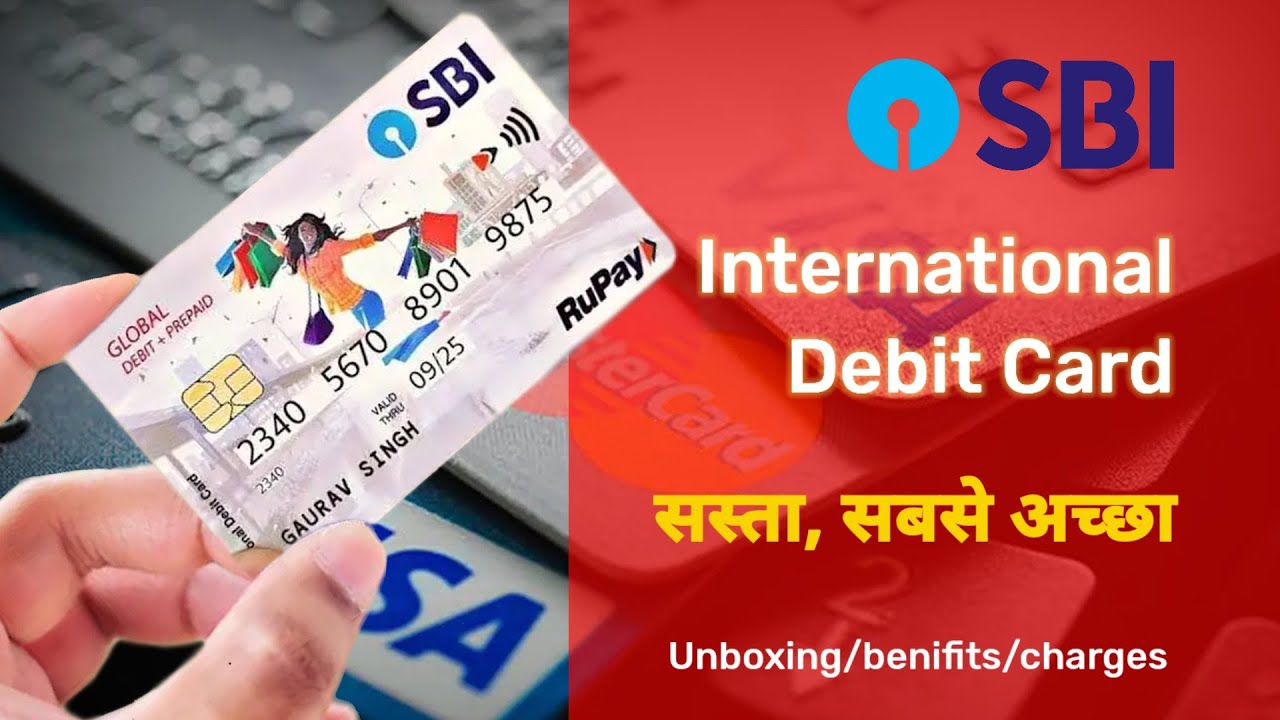 SBI international debit card unboxing 2023 |SBI global and NFC Debit card 2023