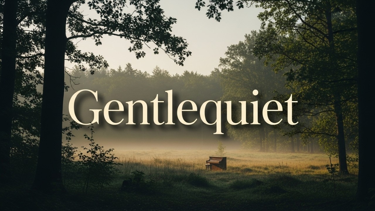 Gentlequiet – 2 Hours of Calm Piano for Gentle Focus & Emotional Ease