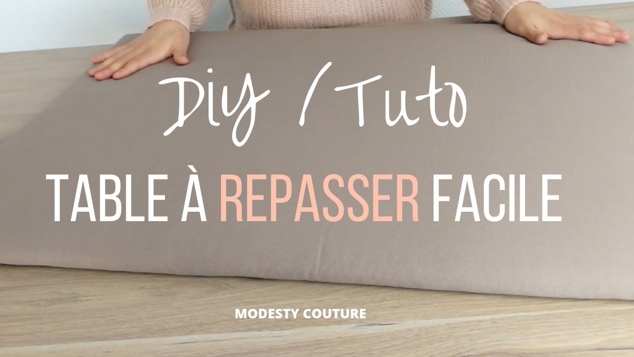J'ai fabriqué ma propre table à repasser (et c'est hyper pratique !)