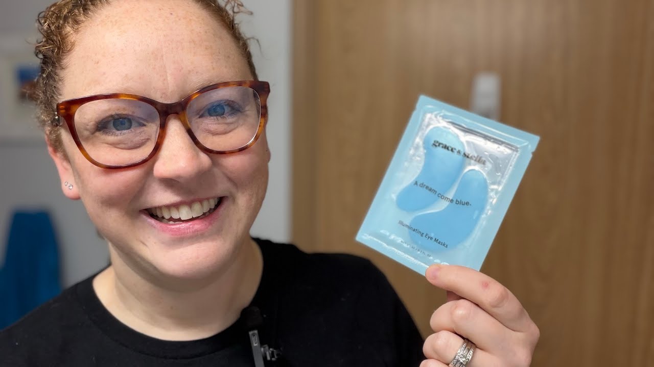Grace & Stella Blue Under Eye Masks | Perfect Gift and  Stocking Stuffer for My Teen Girls