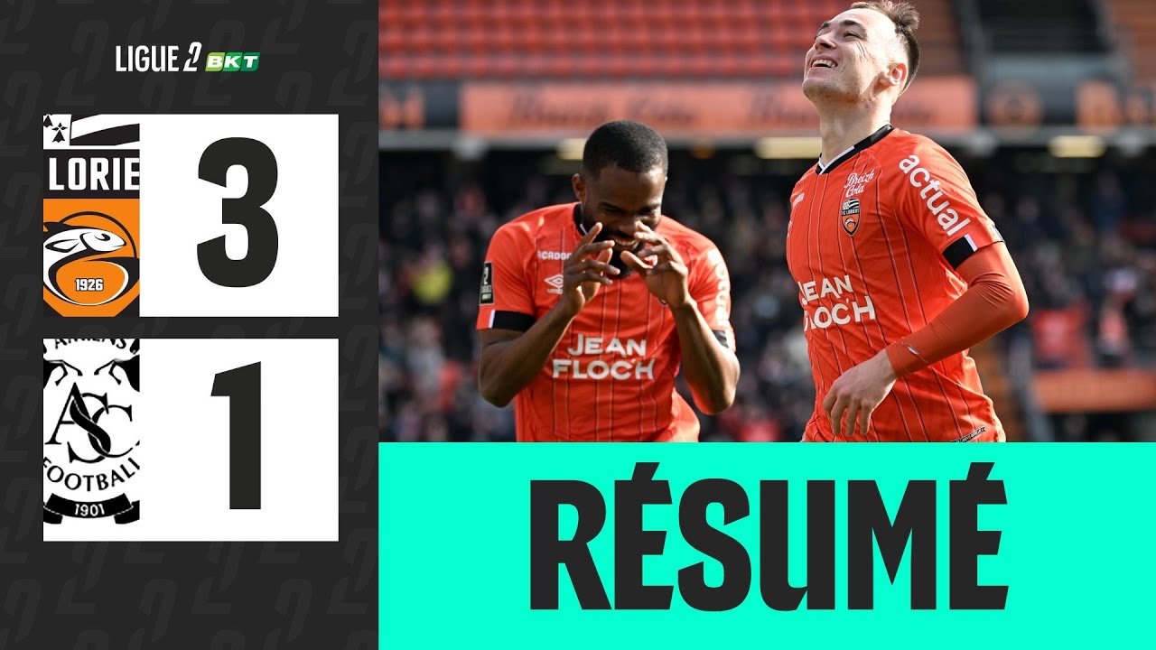 FC LORIENT - AMIENS SC (3-1) - highlights - Week 22 - Ligue 2 BKT 24/25