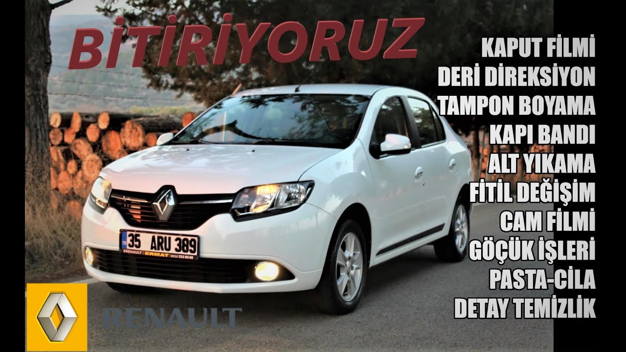 Renault Symbol 1.2 Touch-Tampon Sökümü,Göçük İşleri,Direksiyon Kaplama,Kaput Filmi,Son İşler 2.Bölüm