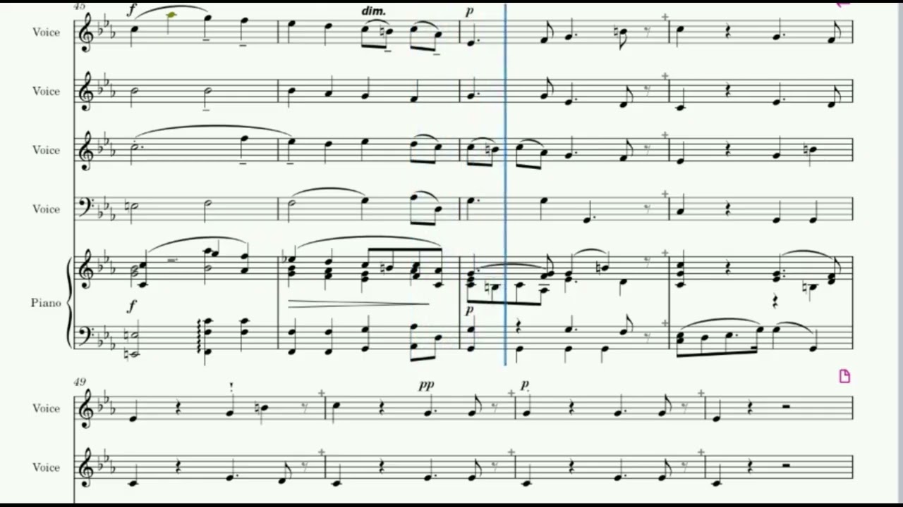 [알토] 은혜로우신 우리 주여 (A. Dvorak)