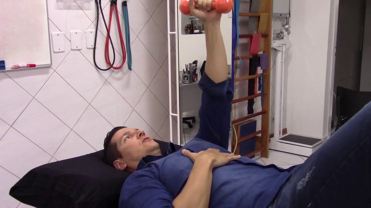 EXERCÍCIOS 4 DISCINESE ESCAPULAR do OMBRO FORTALECIMENTO Clínica de Fisioterapia Dr. Robson Sitta