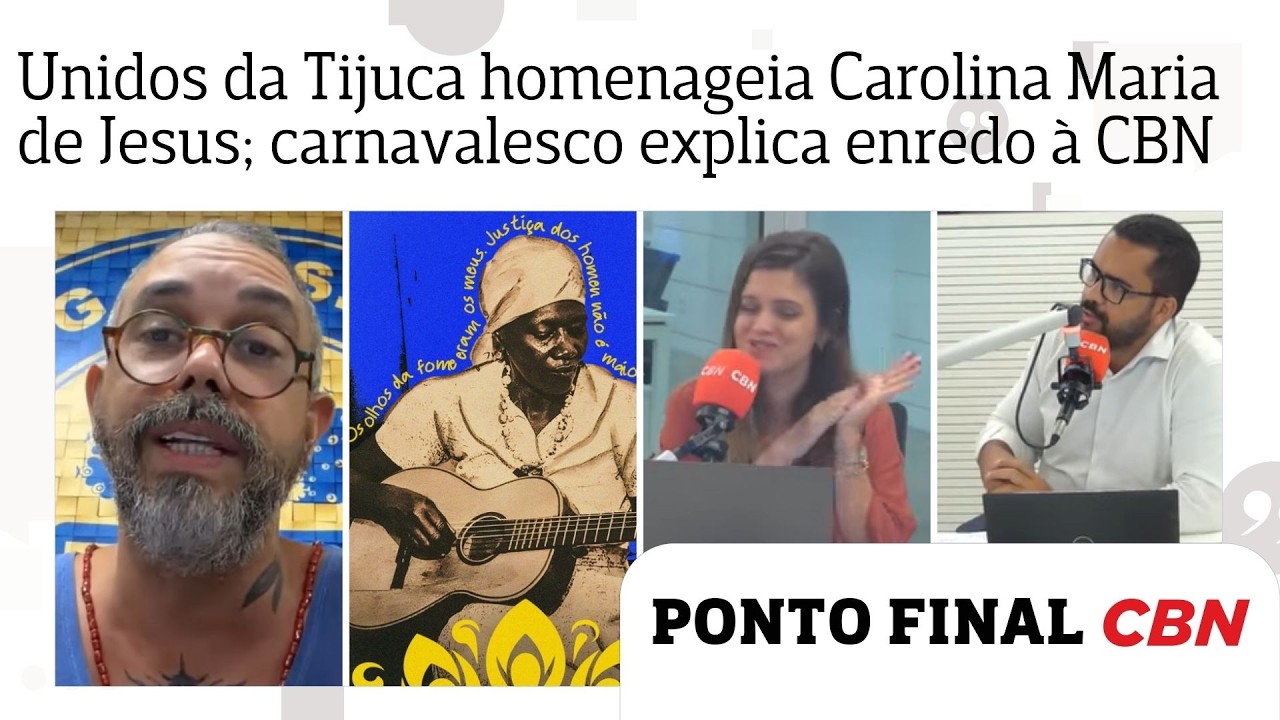 Unidos da Tijuca homenageia Carolina Maria de Jesus em desfile; carnavalesco explica enredo à CBN