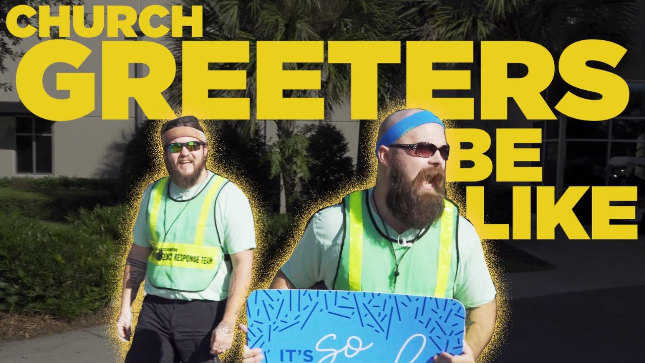 COOL CARLL | CHURCH GREETERS BE LIKE | Sunday Cool Studios