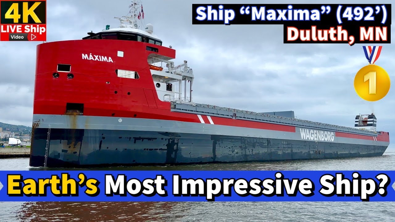 ⚓️Earth's Most Impressive Ship? Máxima in Duluth, MN