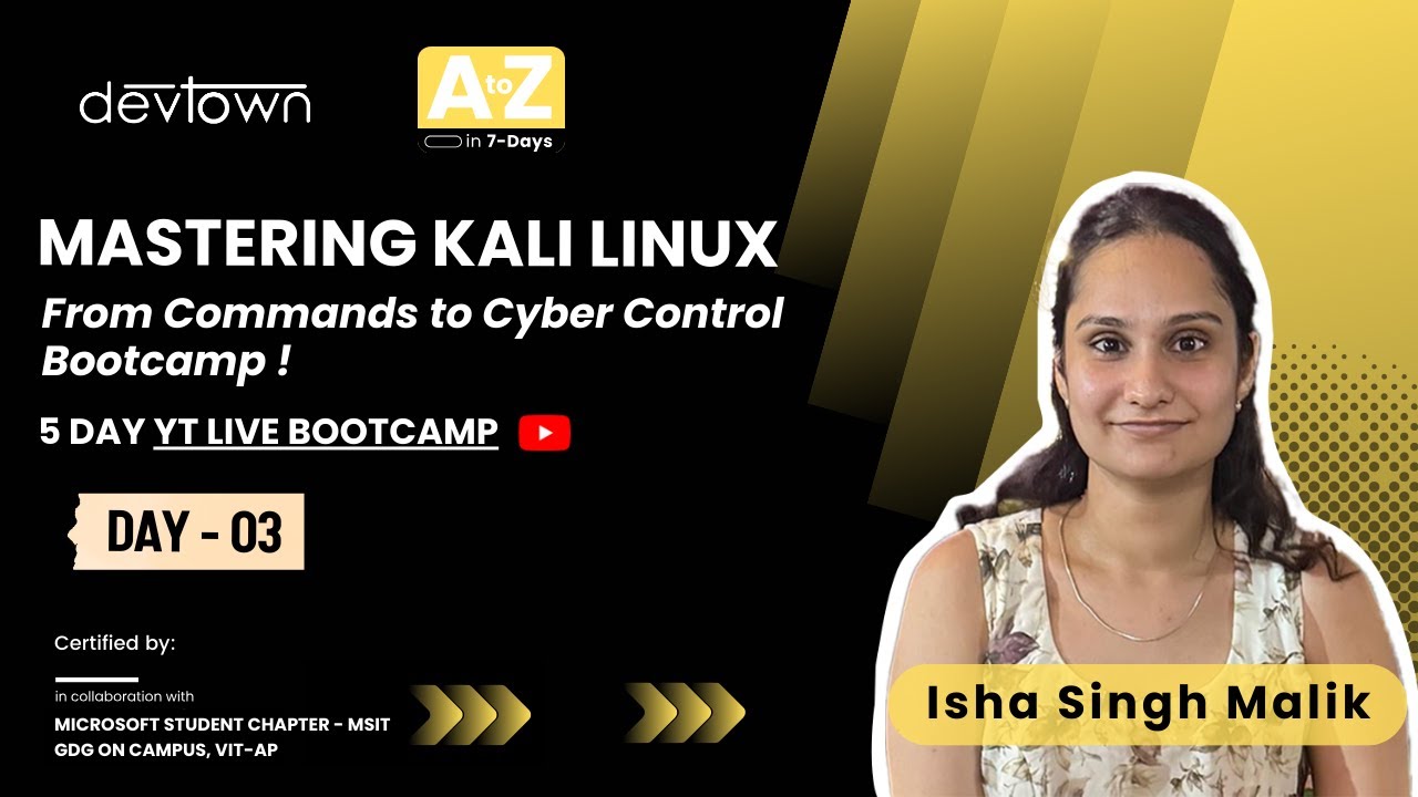 DAY - 3 | MASTERING KALI LINUX – FROM COMMANDS TO CYBER CONTROL - 5 DAYS FREE BOOTCAMP