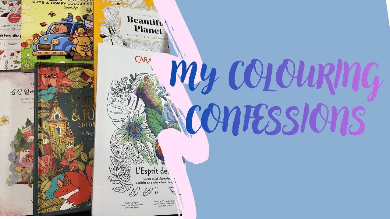 My Colouring Confessions Tag  |  Adult Coloring  |  Adult Colouring