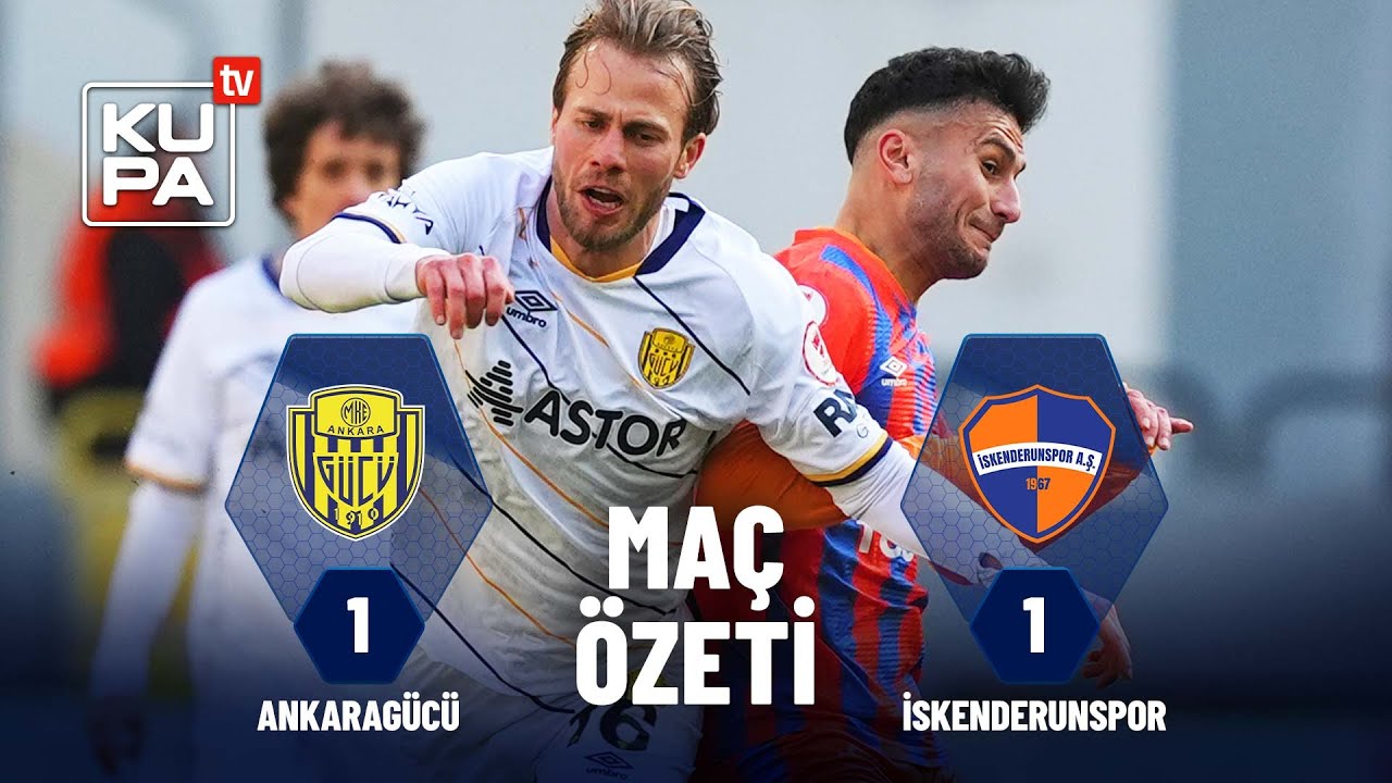 MKE Ankaragücü 1-1 İskenderunspor | Maç Özeti |  Ziraat Türkiye Kupası A Grubu | 07.01.2025