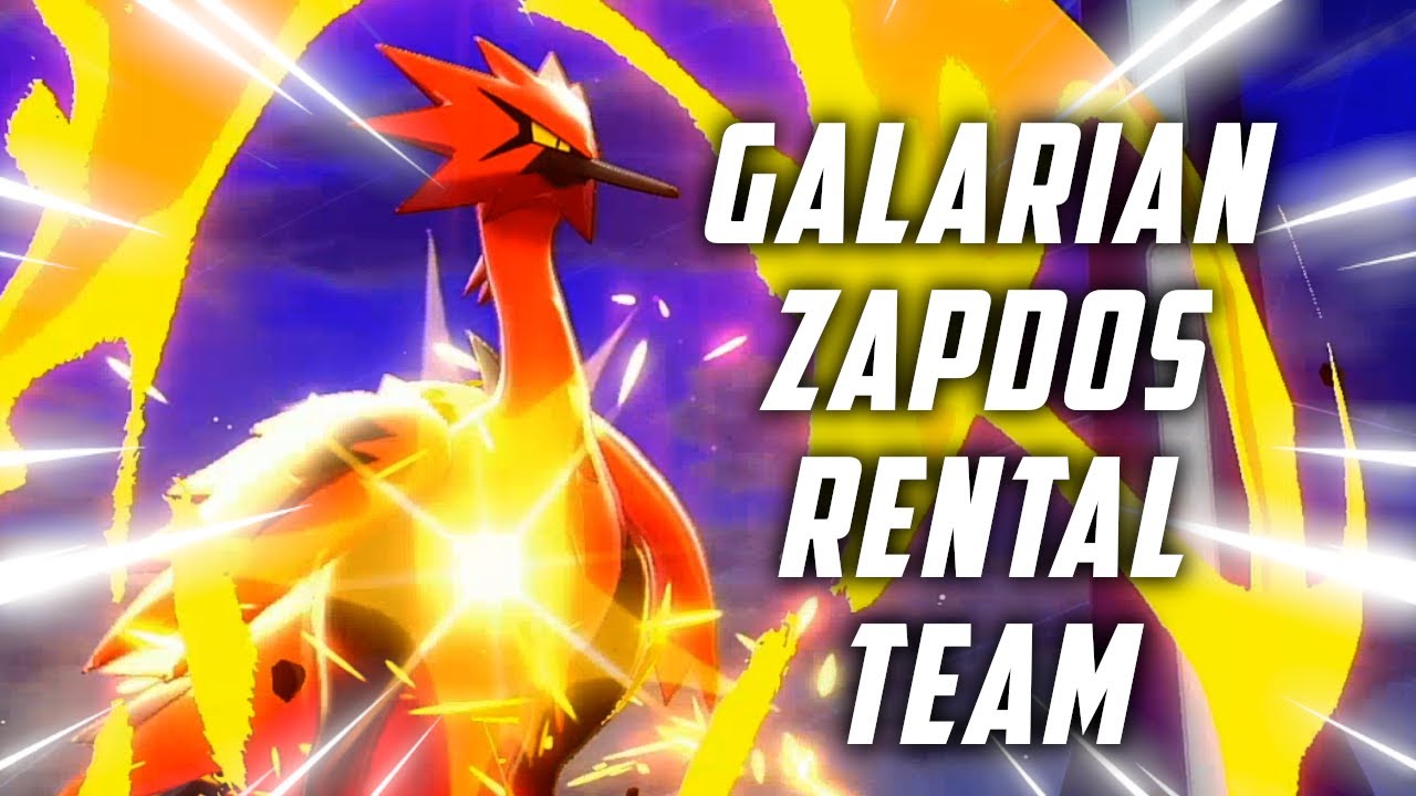 GALARIAN ZAPDOS VGC RENTAL TEAM! | Pokemon Sword and Shield Crown Tundra VGC Team