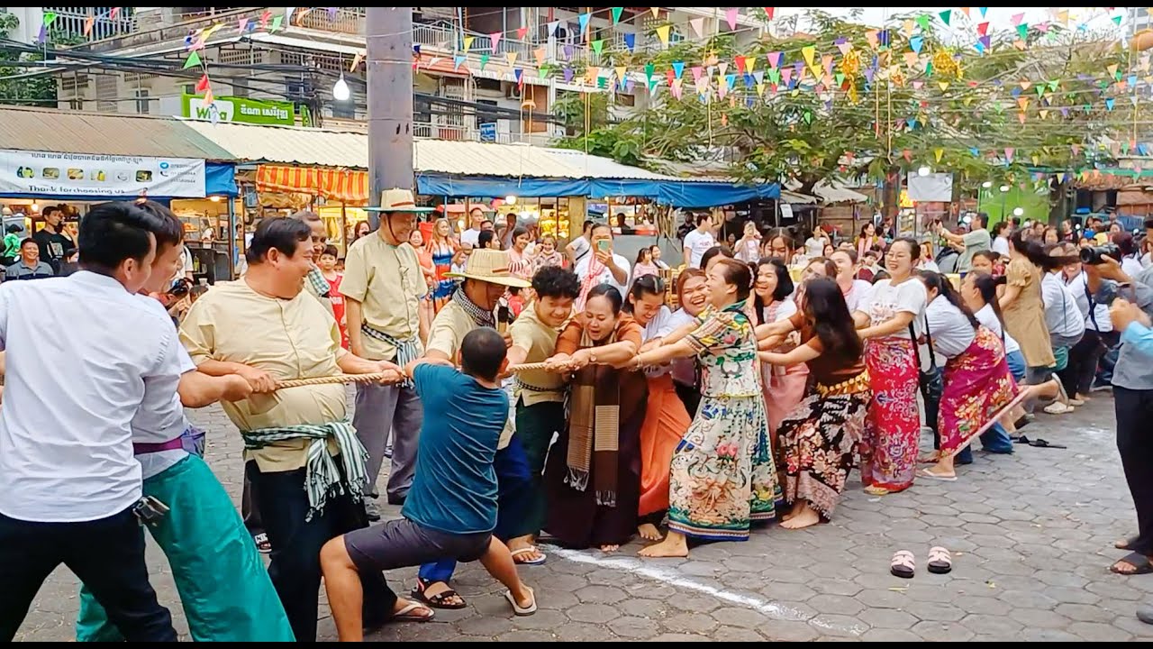 Happy Traditional Games During Khmer New Year, Sangkran 2025 in Phnom Penh City & Kandal Province
