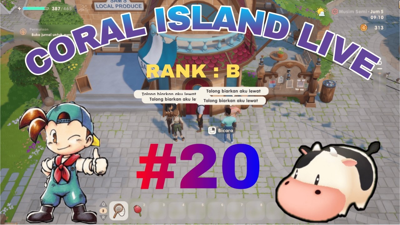 [Coral Island] Episode 20 Kencan dengan Ayang Hari ke 26 msuim Fall Tahun 1