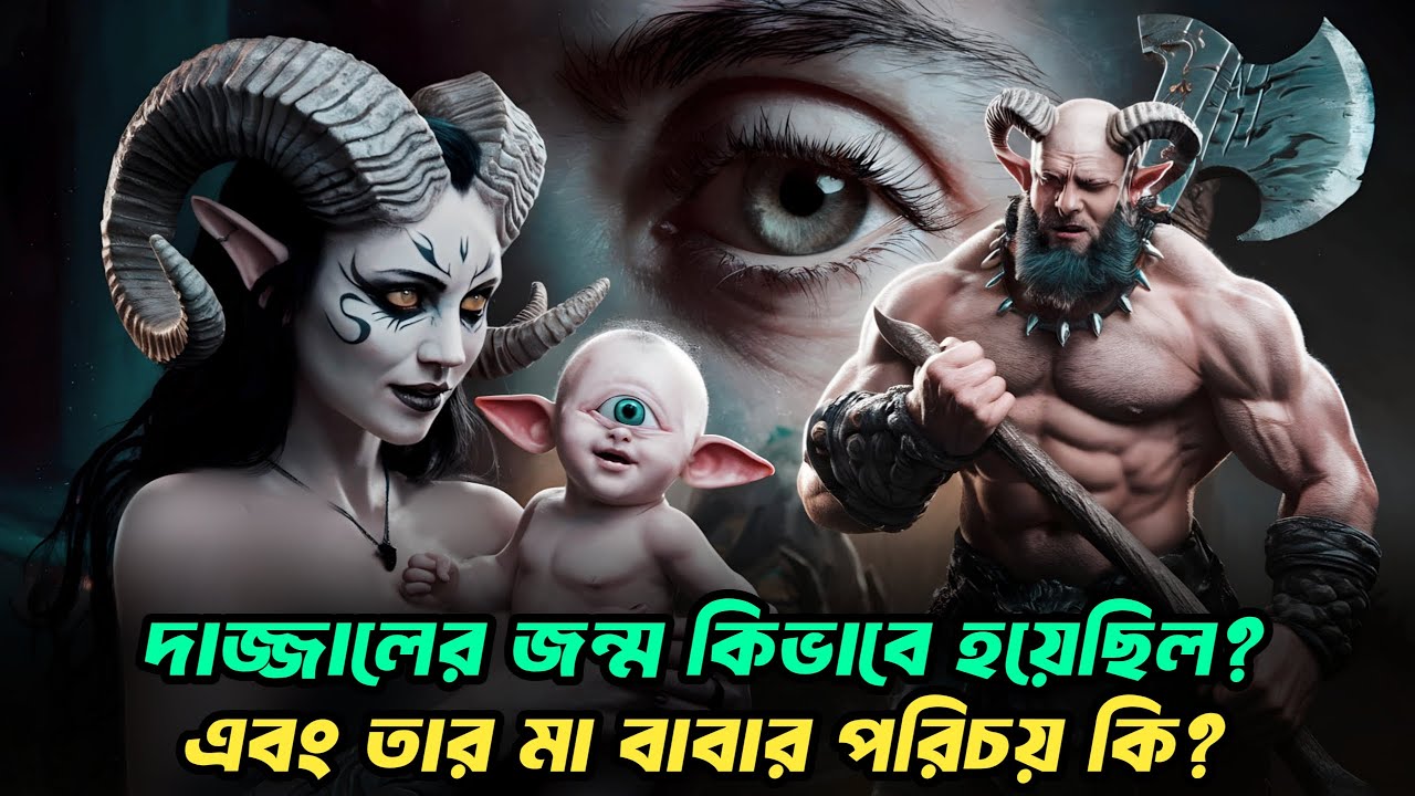 দাজ্জালের জন্ম যেভাবে হয়েছিল || দাজ্জালের বাবা মা || Dajjal || Imam Mahdi || Kiyamoter Alamot