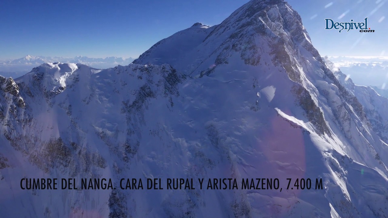 Busqueda en helicóptero de Mariano Galván y Alberto Zerain en el Nanga Parbat